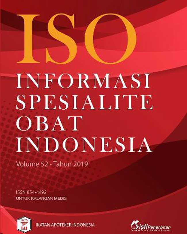 ISO Informasi Spesialite Obat Indonesia Volume 52 Tahun 2019