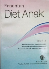 Image of Penuntun Diet Anak (Edisi 3,Tahun 2014)