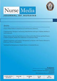 Nurse Media Journal of Nursing Volume 8, Number 1