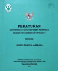 Peraturan Menteri Kesehatan Republik Indonesia Nomor : 1096/Menkes/Per/VI/2011