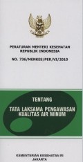 Peraturan Menteri Kesehatan Republik Indonesia No 736